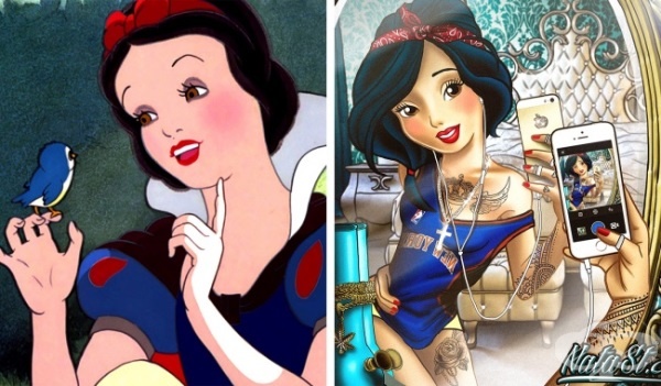 Как щяха да изглеждат принцесите на „Disney“ ако имаха фейсбук профили (снимки)