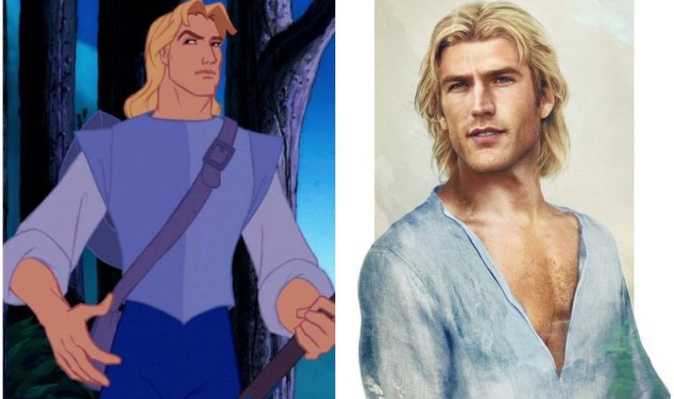 Как биха изглеждали анимационните принцове на Disney в реалния живот?