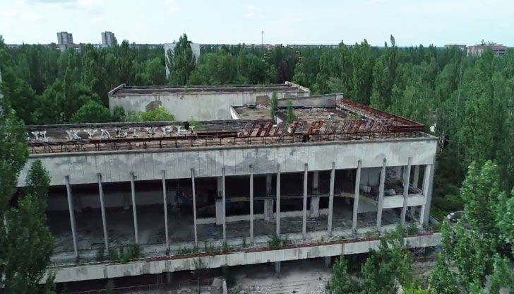 Дрон засне Чернобил 33 години след трагедията (ВИДЕО)