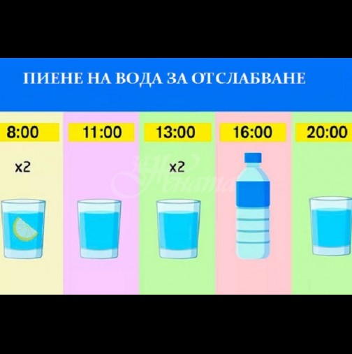Пиеш вода по график и отслабваш! Резултатът – минус 15% мазнини, без грам лишения: