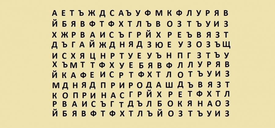 Първата дума, която видите, разкрива нещо за вас и вашите тревоги