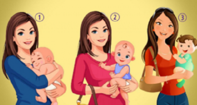 Психологически тест: Коя жена държи чуждо дете на ръце?